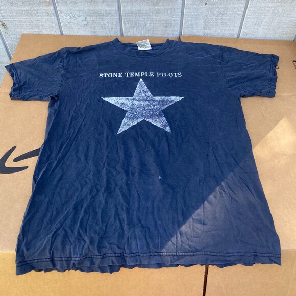 Vintage Stone Temple Pilots Band Shirt No 4 Size Large Black Winterland - Picture 1 of 9